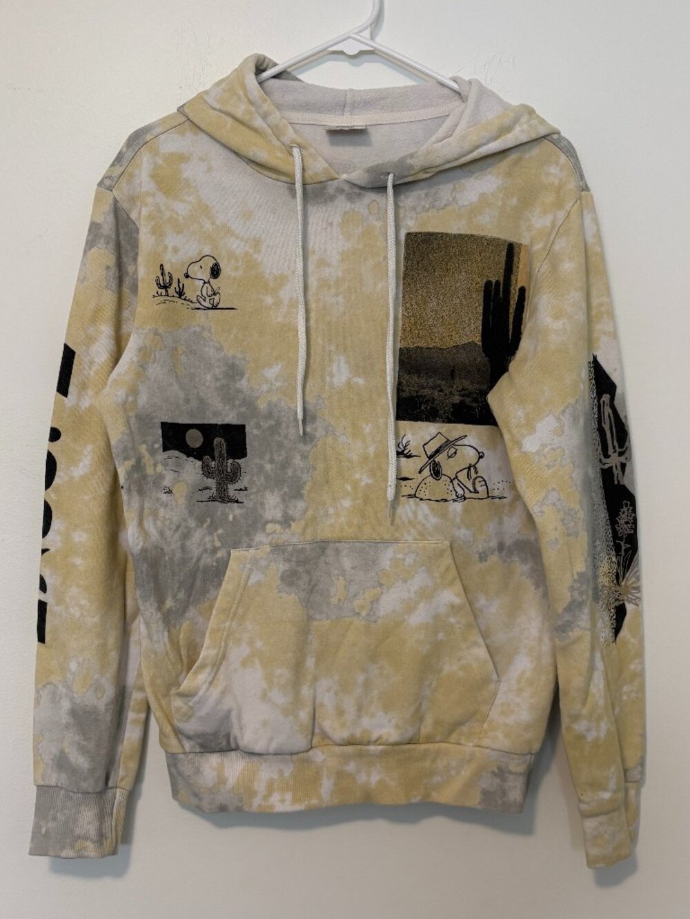 Snoopy Peanuts Hoodie | Subtle Tie Dye Print